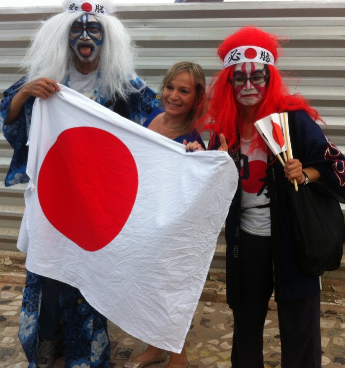 Japan fans at Brasil 2014